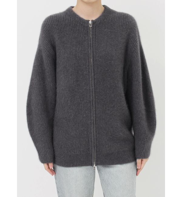 LAGUNAMOON「フォックスブレンドZIPカーディガン」|カーディガン|