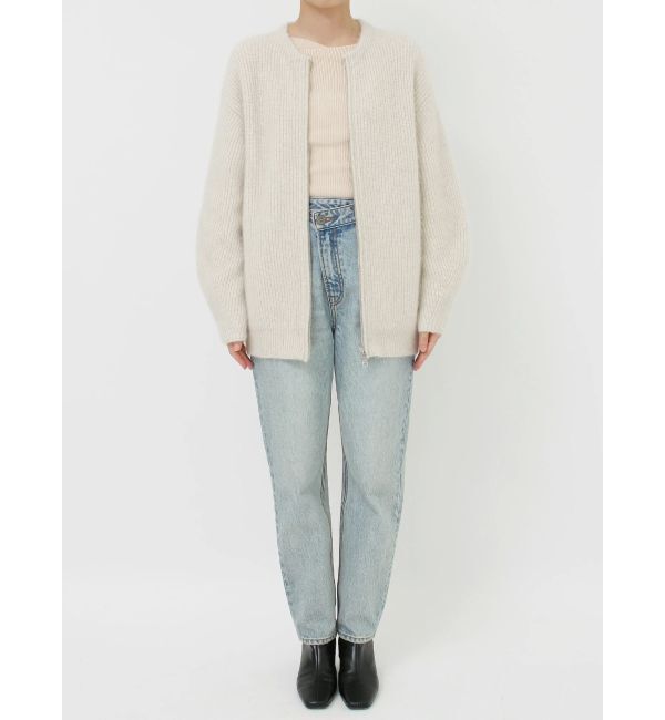 LAGUNAMOON「フォックスブレンドZIPカーディガン」|カーディガン|