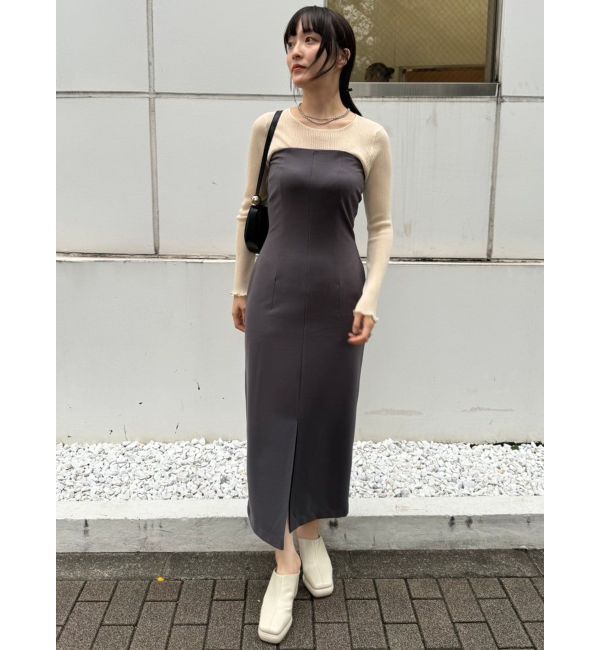 LAGUNAMOON「【WEB限定】ポンチベアワンピース」|ワンピース|