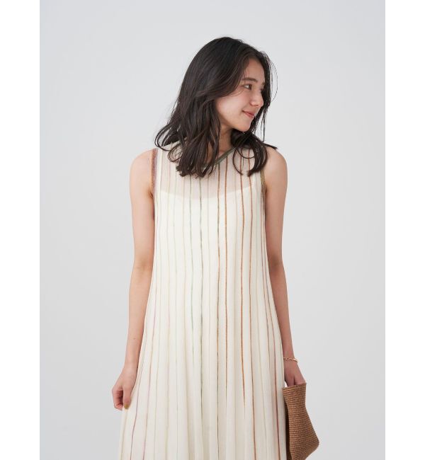 LAGUNAMOON「【WEB限定】ラメレインボーニットワンピース」|ワンピース|