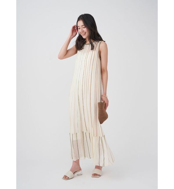 LAGUNAMOON「【WEB限定】ラメレインボーニットワンピース」|ワンピース|