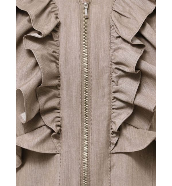 LAGUNAMOON「WZIPフリルブラウス」|シャツ・ブラウス|