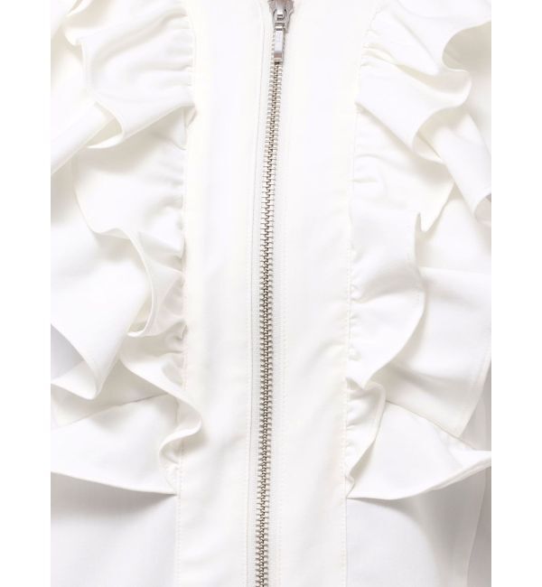 LAGUNAMOON「WZIPフリルブラウス」|シャツ・ブラウス|