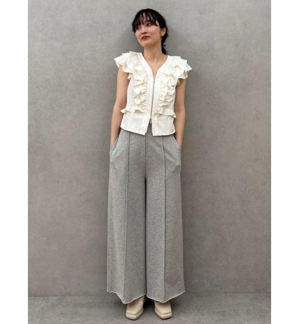 LAGUNAMOON「WZIPフリルブラウス」|シャツ・ブラウス|