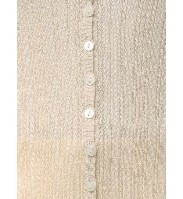 LAGUNAMOON「2WAYランダムリブシアーニットカーデ」|カーディガン|