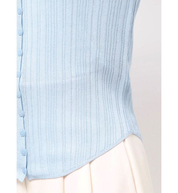 LAGUNAMOON「2WAYランダムリブシアーニットカーデ」|カーディガン|