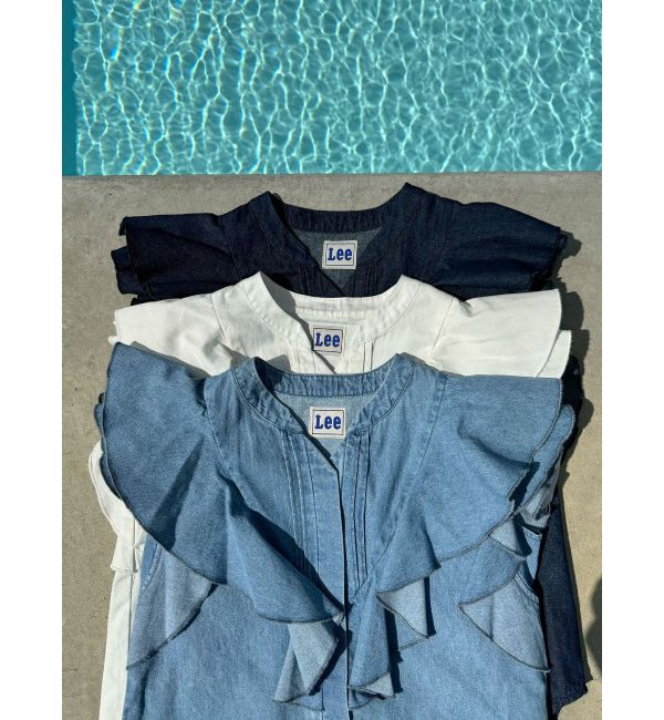 LAGUNAMOON「【Leeコラボ】Vネックフリルタックブラウス」|シャツ・ブラウス|