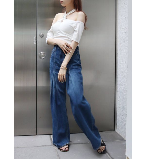 EVRIS「ボトルネックデザインオフショルトップス」|Tシャツ・カットソー|