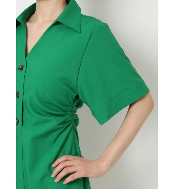 EVRIS「シャツミニワンピース」|ワンピース|