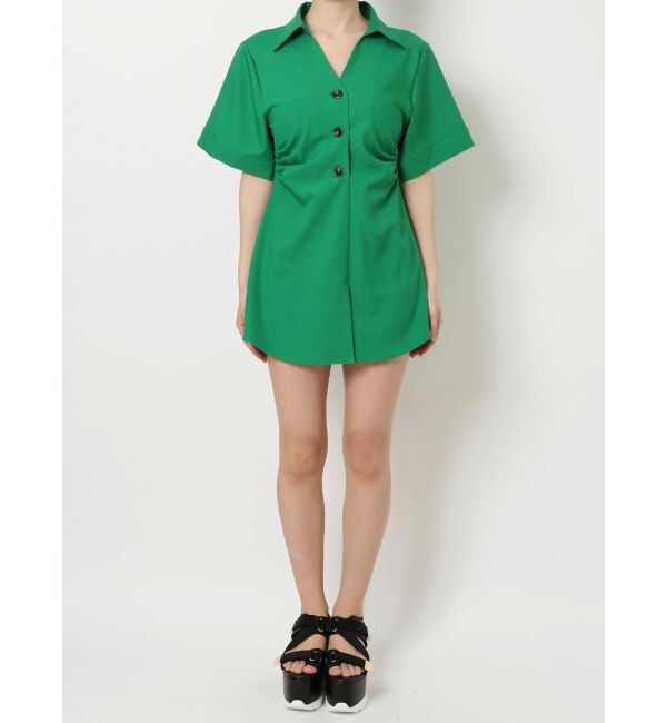 EVRIS「シャツミニワンピース」|ワンピース|