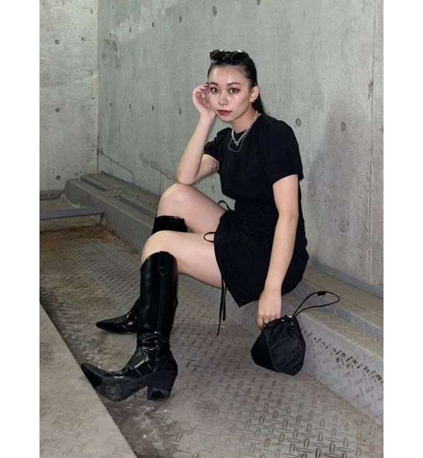 EVRIS「【WEB限定】ドロストミニワンピース」|ワンピース|