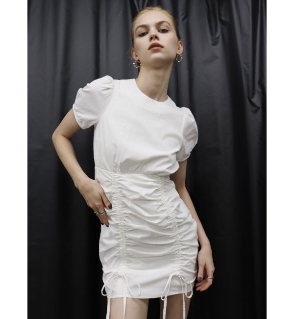 EVRIS「【WEB限定】ドロストミニワンピース」|ワンピース|