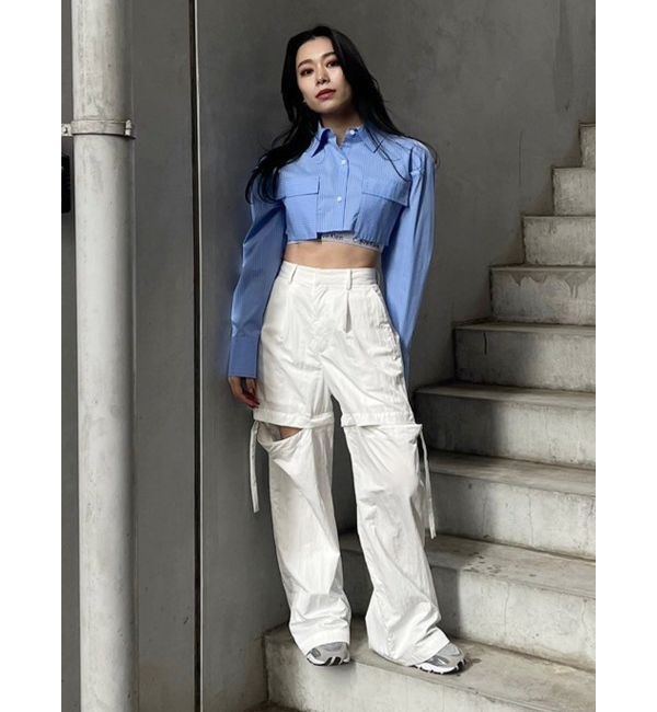 EVRIS「サイドオープン2WAYパンツ」|カーゴ|