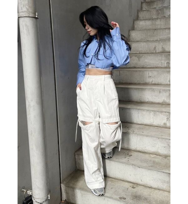 EVRIS「サイドオープン2WAYパンツ」|カーゴ|