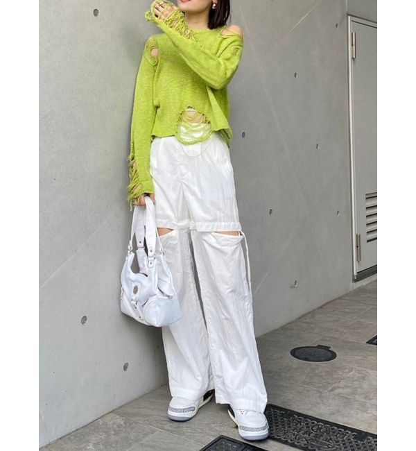 EVRIS「サイドオープン2WAYパンツ」|カーゴ|