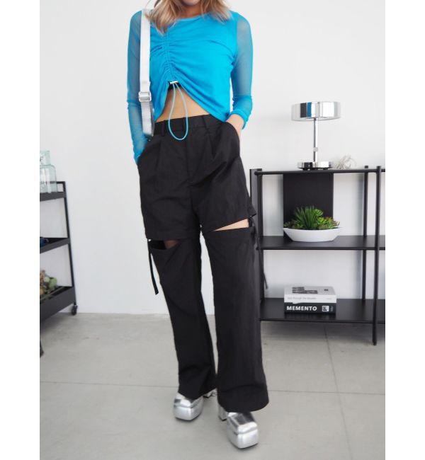 EVRIS「サイドオープン2WAYパンツ」|カーゴ|