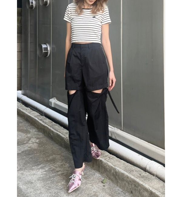 EVRIS「サイドオープン2WAYパンツ」|カーゴ|