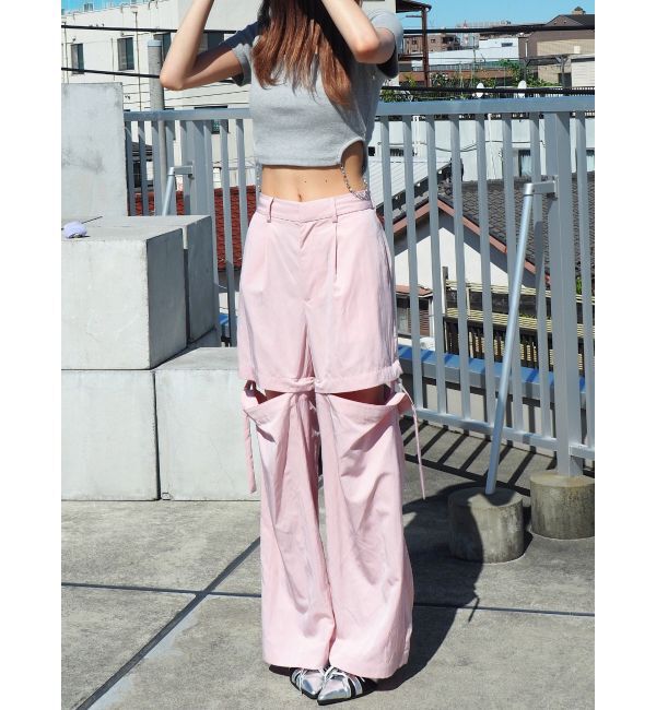 EVRIS「サイドオープン2WAYパンツ」|カーゴ|