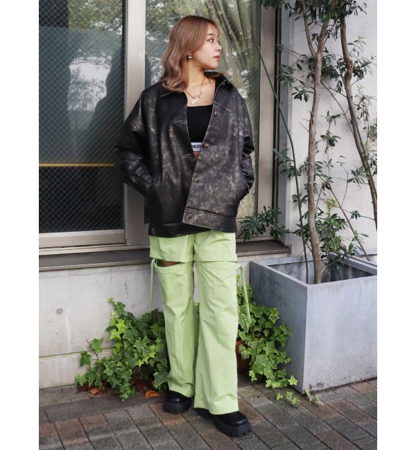 EVRIS「サイドオープン2WAYパンツ」|カーゴ|