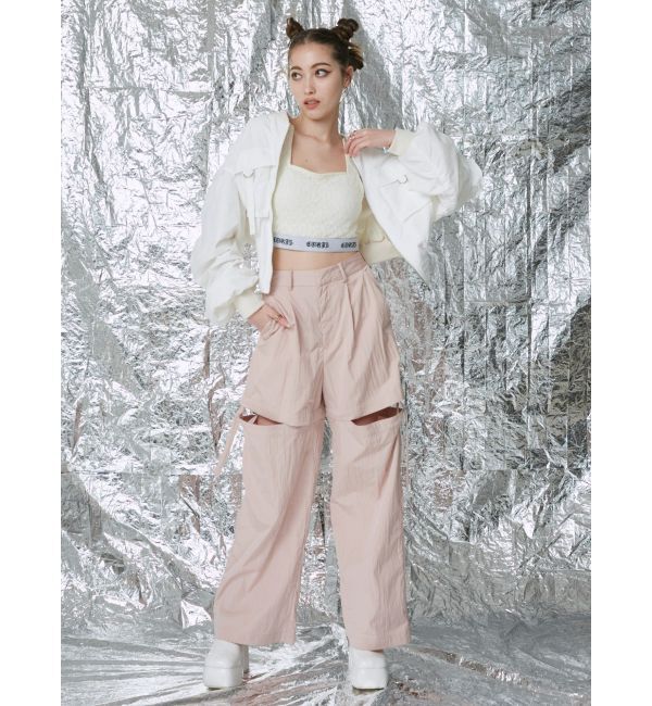 EVRIS「サイドオープン2WAYパンツ」|カーゴ|