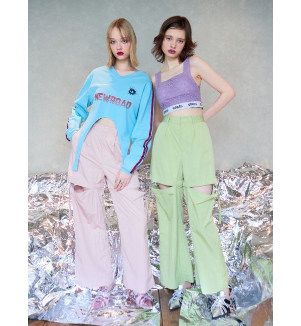 EVRIS「サイドオープン2WAYパンツ」|カーゴ|