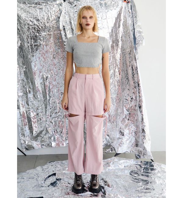 EVRIS「サイドオープン2WAYパンツ」|カーゴ|