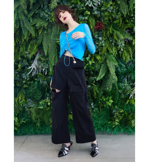 EVRIS「サイドオープン2WAYパンツ」|カーゴ|