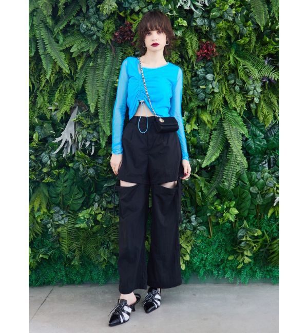 EVRIS「サイドオープン2WAYパンツ」|カーゴ|