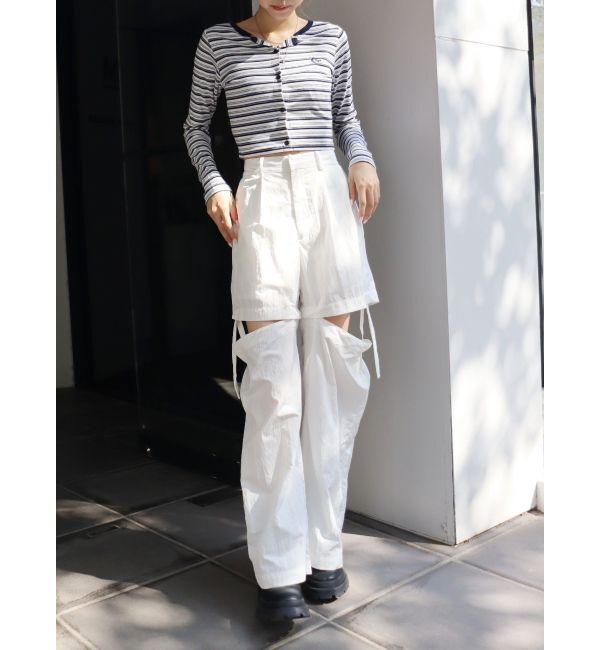 EVRIS「サイドオープン2WAYパンツ」|カーゴ|