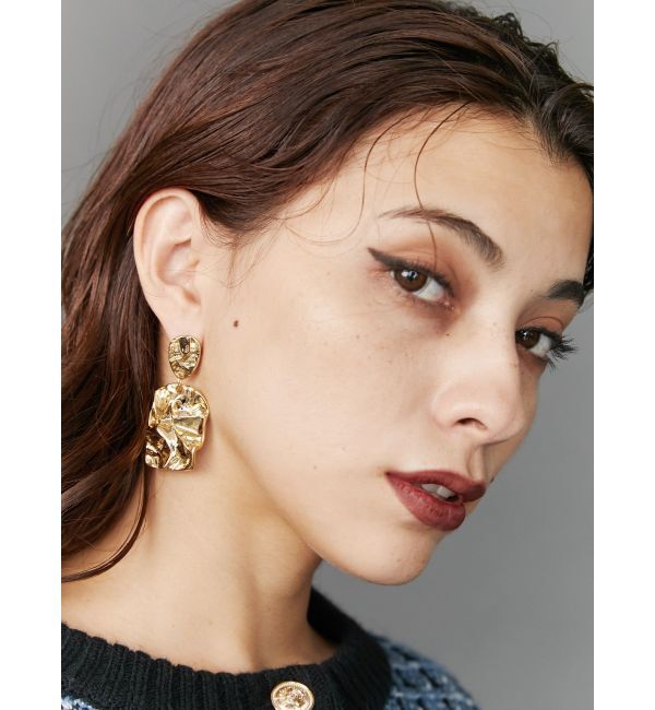 EVRIS「METAL DESIGN BIGピアス」|ピアス|