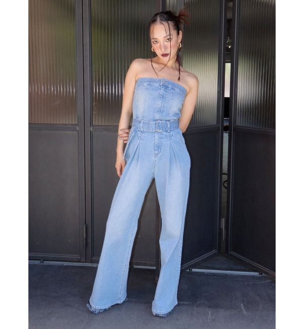 EVRIS「デニムオールインワン」|オールインワン|