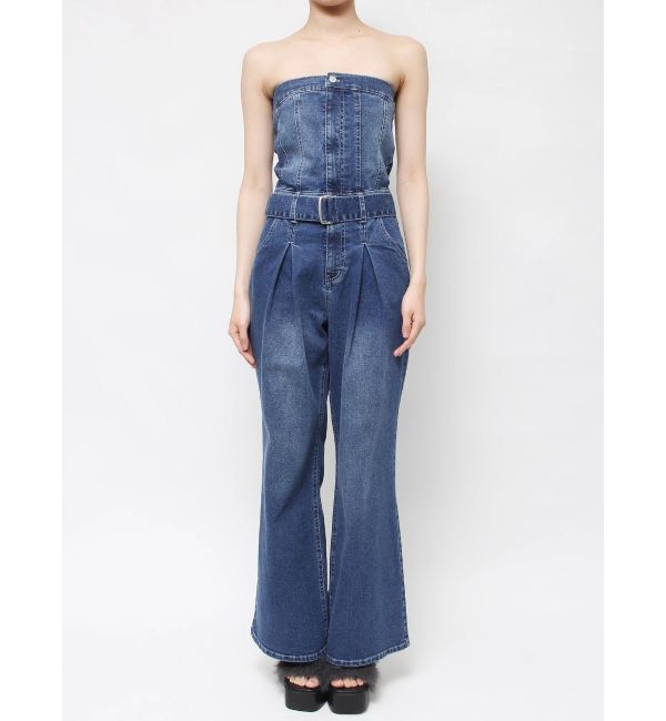 EVRIS「デニムオールインワン」|オールインワン|