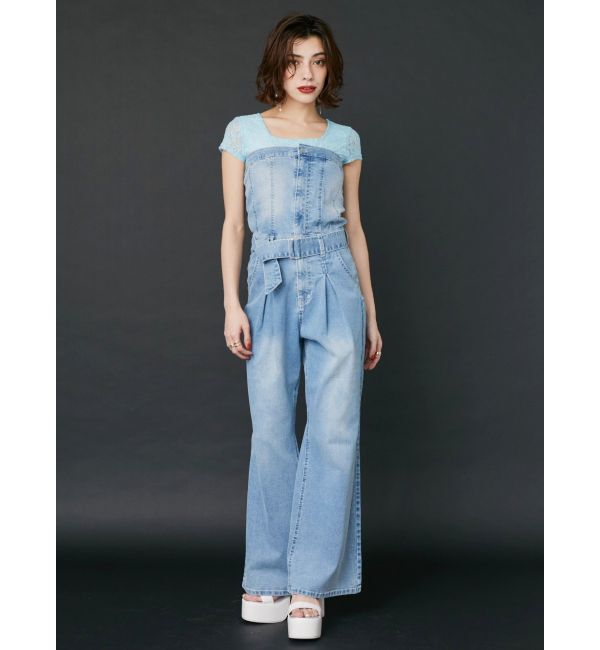 EVRIS「デニムオールインワン」|オールインワン|