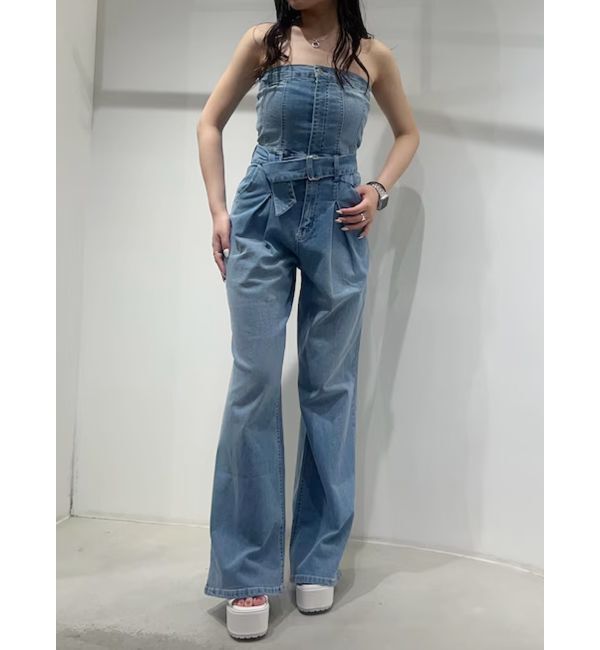 EVRIS「デニムオールインワン」|オールインワン|