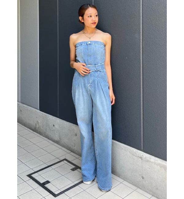 EVRIS「デニムオールインワン」|オールインワン|