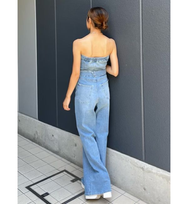 EVRIS「デニムオールインワン」|オールインワン|