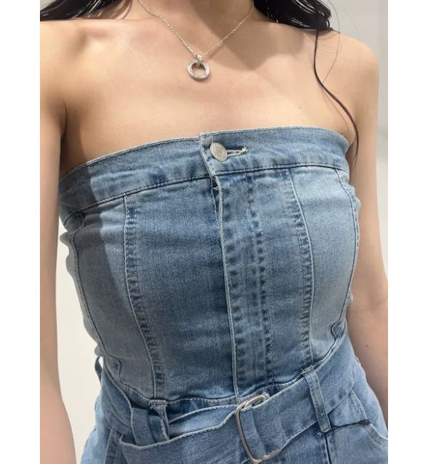 EVRIS「デニムオールインワン」|オールインワン|