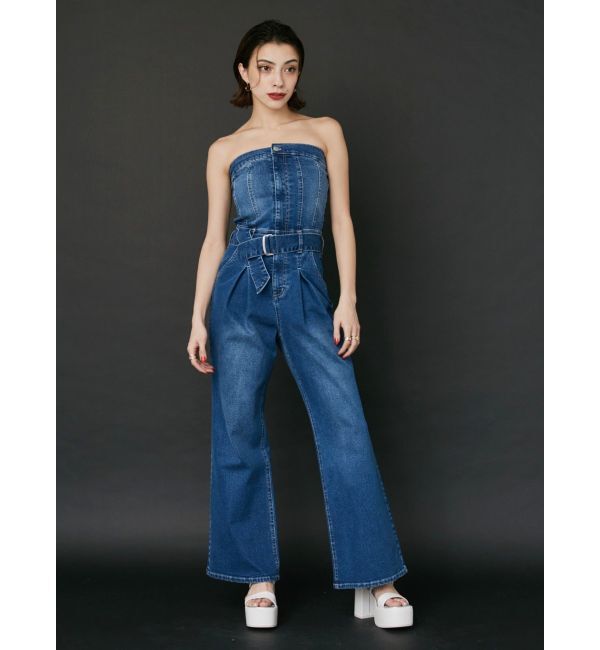 EVRIS「デニムオールインワン」|オールインワン|