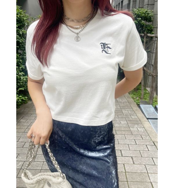 EVRIS「ワンポイントショートＴシャツ」|Tシャツ・カットソー|ホワイト