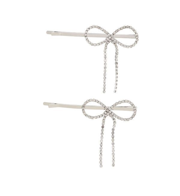 EVRIS「RHINESTONE RIBBON ヘアピン」|その他|