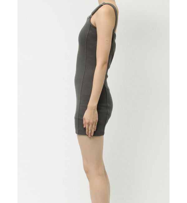 EVRIS「ワンポイントリブジャンスカ」|ジャンパースカート|