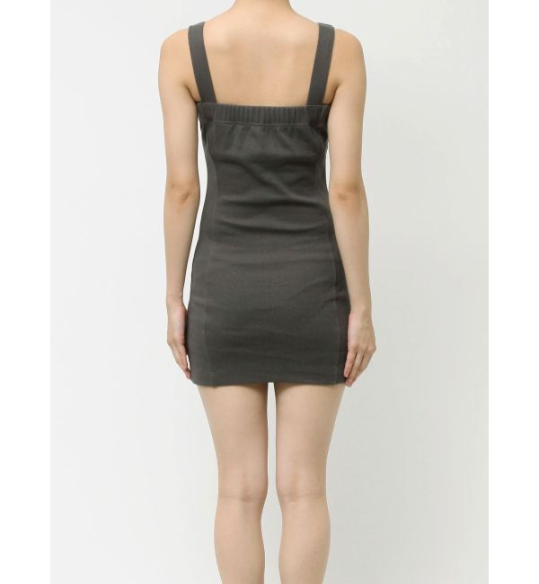 EVRIS「ワンポイントリブジャンスカ」|ジャンパースカート|