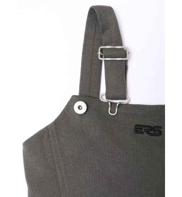 EVRIS「ワンポイントリブジャンスカ」|ジャンパースカート|