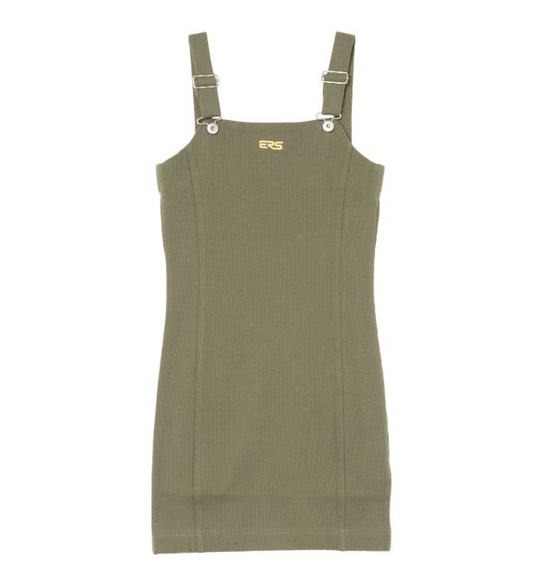 EVRIS「ワンポイントリブジャンスカ」|ジャンパースカート|