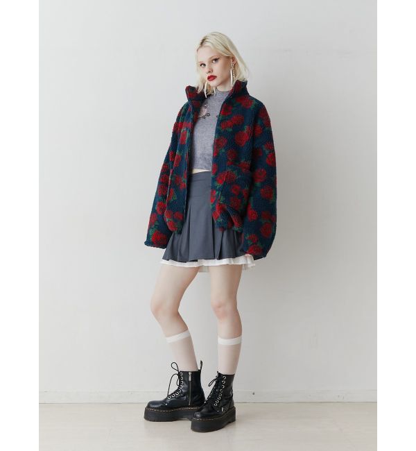 jouetie「パターンボアジャケット」|ブルゾン・スタジャン|