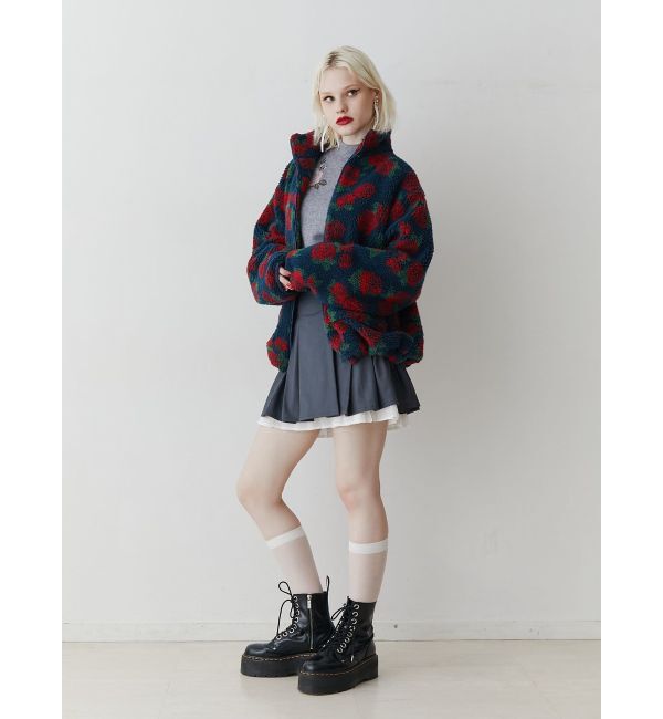 jouetie「パターンボアジャケット」|ブルゾン・スタジャン|