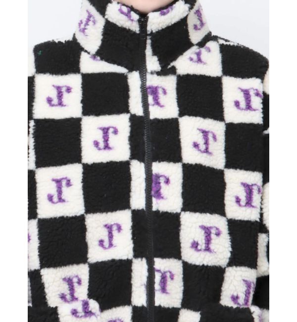 jouetie「パターンボアジャケット」|ブルゾン・スタジャン|