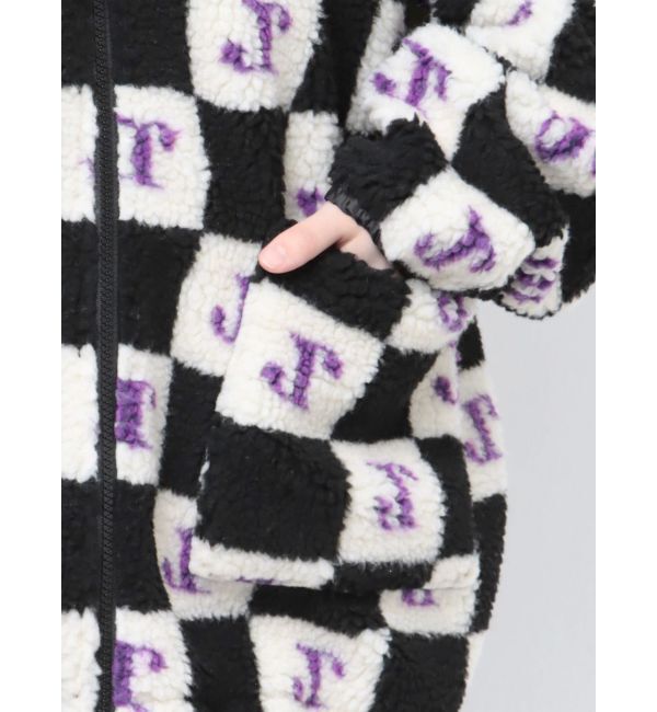 jouetie「パターンボアジャケット」|ブルゾン・スタジャン|