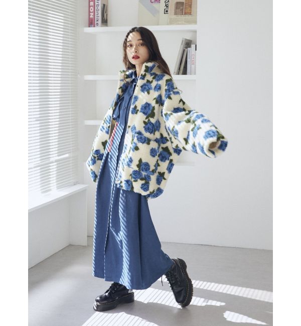 jouetie「パターンボアジャケット」|ブルゾン・スタジャン|