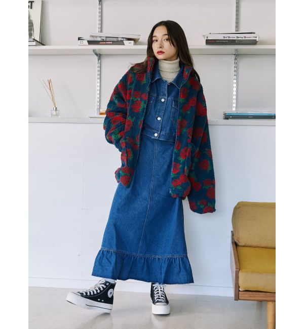 jouetie「パターンボアジャケット」|ブルゾン・スタジャン|